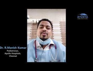 Dr R Manish Kumar, Pediatrician, Apollo Hospitals, Chennai